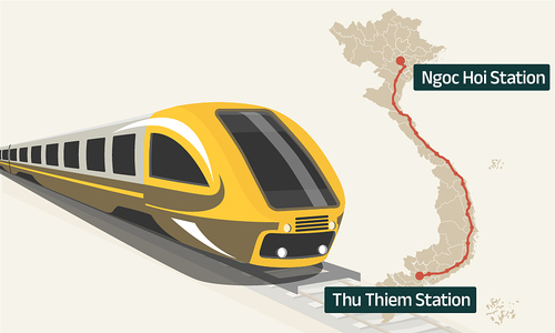 ベトナム横断高速鉄道を提案